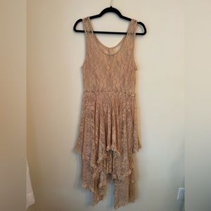 Easel lace sleeveless dress
